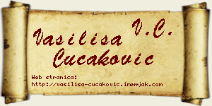 Vasilisa Čučaković vizit kartica